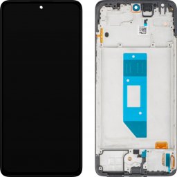 Display cu Touchscreen Xiaomi Redmi Note 14 4G, cu Rama, Versiune Globala, Negru, Service Pack 560001000O700