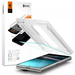 Folie de protectie Ecran Exterior Spigen GlastR EZ FIT Pro HD pentru Samsung Galaxy Z Fold8 Ultra F976 / Z Fold7 F966, Sticla Securizata, Full Glue