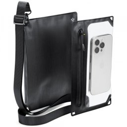 Geanta si Husa Waterproof Universala Spigen Crossbag, Neagra AMP09746