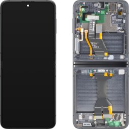 Display cu Touchscreen Samsung Galaxy Z Flip5 F731, cu Rama, Sub Inner, Gri (Graphite), Service Pack GH82-31827A