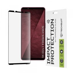 Folie de protectie Ecran Techsuit pentru Sony Xperia 1 VIII, Sticla Securizata, 111D, Neagra
