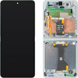 Display cu Touchscreen Samsung Galaxy Z Flip7 F766, cu Rama, Sub Inner, Verde (Mint), Service Pack GH82-37581E