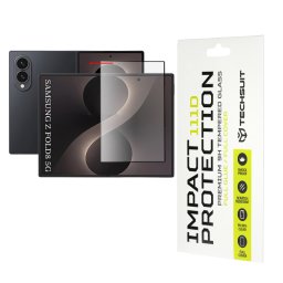 Folie de protectie Ecran Interior Techsuit pentru Samsung Galaxy Z Fold8 F971, Sticla Securizata, Full Glue, 111D, Neagra
