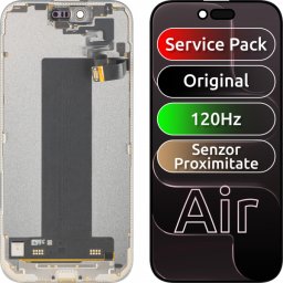 Display cu Touchscreen Apple iPhone 17 Air, cu Rama, Negru, Service Pack 661-55240