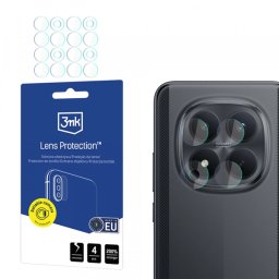 Folie de protectie Camera Spate 3MK Protection pentru Xiaomi Poco M8 Pro, Sticla Securizata, Set 4 bucati, Transparenta