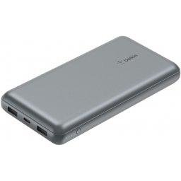 Baterie Externa Belkin BoostCharge Pro, 20000mAh, 15W, 1 x USB-C - 2 x USB-A, Gri BPB012btGY
