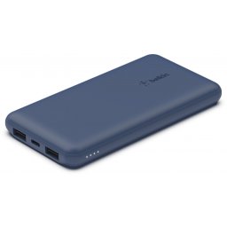 Baterie Externa Belkin BoostCharge, 10000mAh, 15W, 1 x USB-C - 2 x USB-A, Bleumarin BPB011btBL