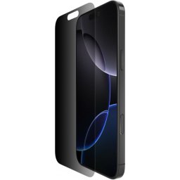 Folie de protectie Ecran Privacy Belkin ScreenForce InvisiGlass pentru Apple iPhone 16 Pro Max, Sticla Securizata, Full Glue OVA170hq