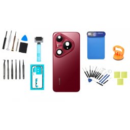 Kit Capac Baterie Huawei Pura 80 Pro Glazed Red Service Pack si Instrumente Service Dedicate