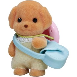 Figurine sylvanian families - bebe poodle