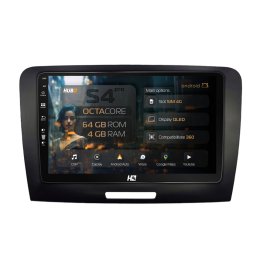 Navigatie Skoda Superb 2 (2008-2015) 4GB RAM Android Octacore Slot Sim 4G DSP GPS Wi-FI Carplay Android Auto USB Bluetooth Waze Touchscreen 9 Inch