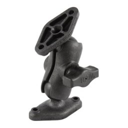 RAM® Suport dublu pentru bile din material compozit cu doua placi diamantate - scurt