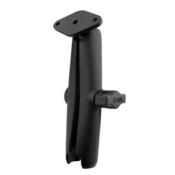 RAM® Brat dublu cu soclu cu placa diamantata - dimensiune B lung