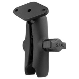 RAM® Brat dublu cu soclu si placa diamantata - Dimensiune B Mediu