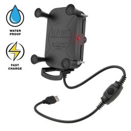 RAM® Tough-Charge™ cu X-Grip® 15W Suport de incarcare wireless rezistent la apa
