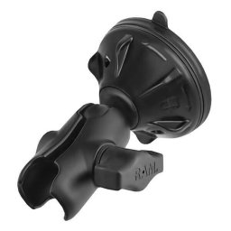 RAM® Twist-Lock™ Baza cu ventuza mica cu brat cu doua prize
