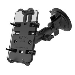 Suport pentru telefon RAM® Quick-Grip™ cu baza cu ventuza RAM® Twist-Lock™
