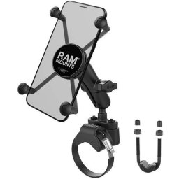 RAM® X-Grip® Suport mare pentru telefon cu baza pentru sina ATV/UTV