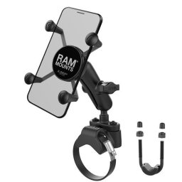 Suport pentru telefon RAM® X-Grip® cu baza pentru sina ATV/UTV