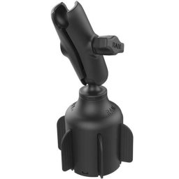 Suport pentru suport de pahar RAM® Stubby™ cu brat cu priza dubla - Mediu