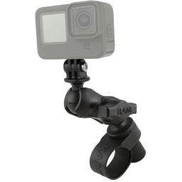 RAM® Tough-Strap™ Suport dublu cu bila cu adaptor universal pentru camera de actiune