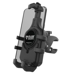Suport pentru telefon RAM® Quick-Grip™ Pro cu amortizor de vibratii si Tough-Claw™