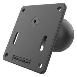 RAM® 75x75mm Placa VESA cu bila si stalp din otel ranforsat