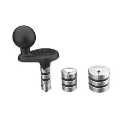 RAM® Baza cu sfera pentru furca pentru motocicleta - gauri de 12-32 mm