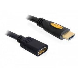 Delock 83079 Prelungitor cablu HDMI high speed M/F 1m