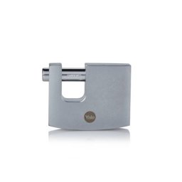 Lacat Yale Y124B/70/115/1 rectangular din alama cu finisaj cromat