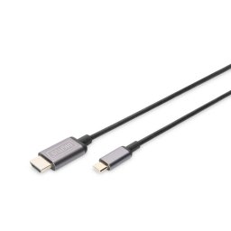 Cablu Digitus USB-C- HDMI 1.8m Black