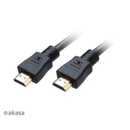 Cablu AKASA HDMI - HDMI 2m Black