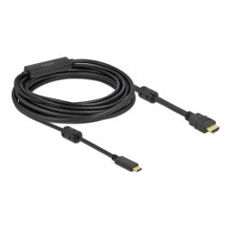 Cablu Delock USB-C - HDMI 4K 60 Hz 7m Black