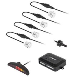 Sistem Parcare PEIYING Display LED 4x Senzori Albi