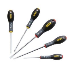 Set 5 Surubelnite Stanley Fatmax Capete Codificate Colorate Maner Moale Negru