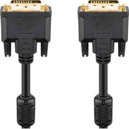 Cablu Goobay DVI-D 24+1p - DVI-D 24+1p 5m Black