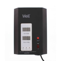 Stabilizator de Tensiune Automat WELL Spry 1000VA / 600W cu Servomotor Negru