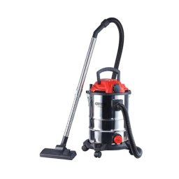 Aspirator Industrial cu Priza pentru Scule CAMRY CR 7045 Umed / Uscat 1400W 25 Litri Rosu / Argintiu