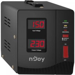 Stabilizator de Tensiune nJoy Alvis 1000VA 600W 1x Schuko Negru