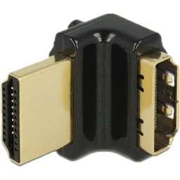 Adaptor Delock HDMI - HDMI Conector 90grade Negru