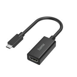 Adaptor Hama USB C HDMI Negru
