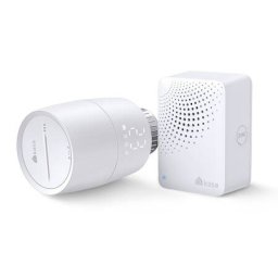 Kit TP-Link Termostat Inteligent Pentru Calorifer Wi-Fi Control Din Aplicatie 3.0V DC 2 x AA/LR6 Baterii Compatibil Amazon Alexa/Google Assistant/Siri Control Via Hub Alb