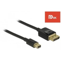 Cablu Delock Mini DP Male DP Male 8K 60Hz 1m Negru
