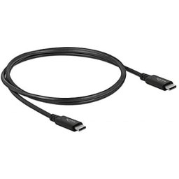 Delock cable USB4 40Gbps coaxial 0.8m bk - 86979