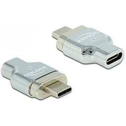 Delock magnetic adapter USB-C / Thunderbolt male> female 8K 30Hz