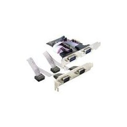 Delock PCI Express Karta > 4x Szeregowy port - do laptopa