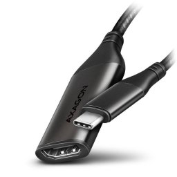 Adaptor AXAGON HDMI 2.0 USB Type-C 21cm Negru