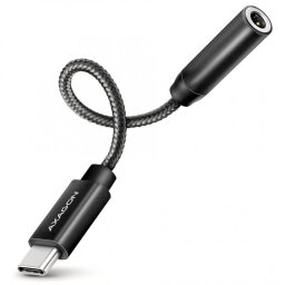 Adaptor AXAGON USB-C 2.0 Jack 3.5 mm 100mm Negru