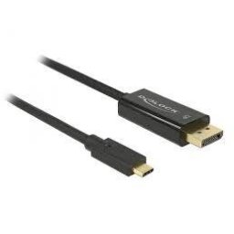 Cablu Video Hama USB-C la DisplayPort Ultra-HD 4K 1.50m Negru