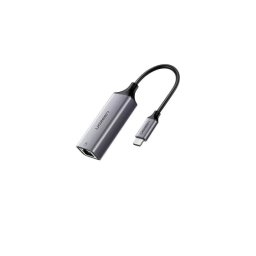 Adaptor Retea UGREEN USB Type-C To Gigabit LAN Led Gri